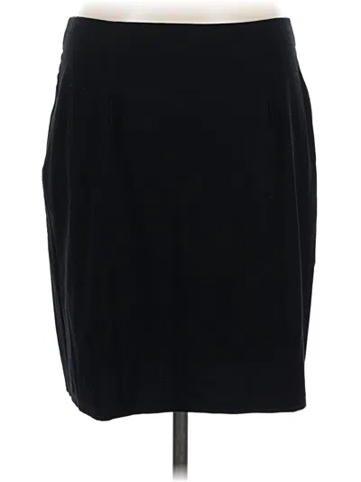 Pre-owned Eileen Fisher Casual Skirt In Black