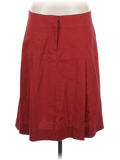 Pre-owned Eileen Fisher Casual Skirt In Burgundy