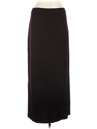 Pre-owned Eileen Fisher Casual Skirt In Burgundy