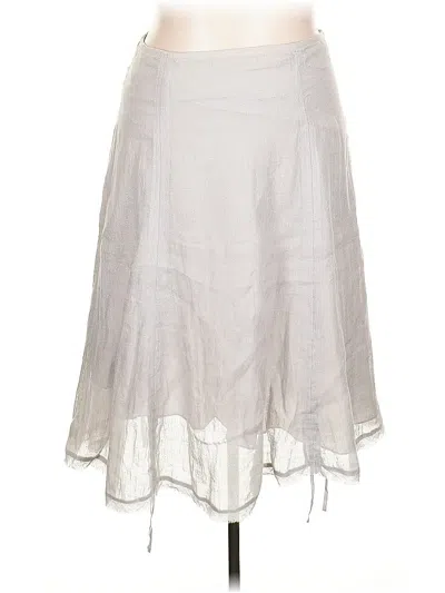 Pre-owned Eileen Fisher Casual Skirt In Gray