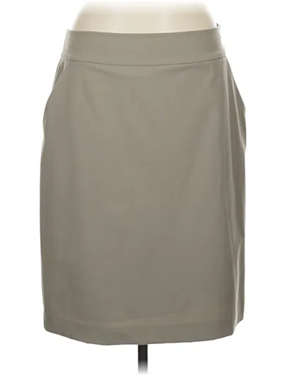 Pre-owned Eileen Fisher Casual Skirt In Gray