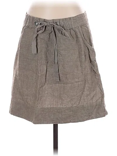 Pre-owned Eileen Fisher Casual Skirt In Gray