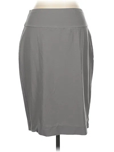 Pre-owned Eileen Fisher Casual Skirt In Gray