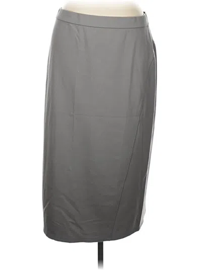 Pre-owned Eileen Fisher Casual Skirt In Gray