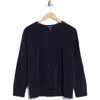 Eileen Fisher Chenille Knit Sweater In Black