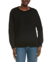 Eileen Fisher Chenille Sweater In Black