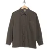 Eileen Fisher Classic Boxy Long Sleeve Button-up Shirt