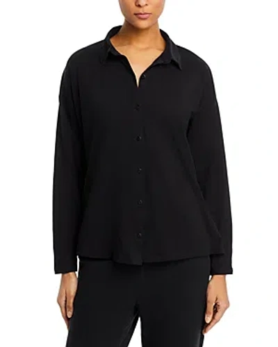 Eileen Fisher Classic Boxy Shirt In Black