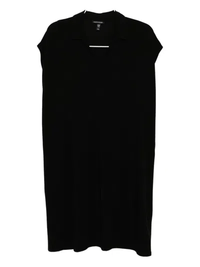 Eileen Fisher Classic Collar Dress In Black