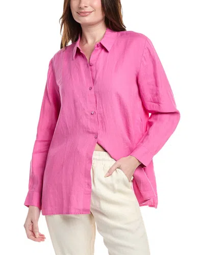 EILEEN FISHER EILEEN FISHER CLASSIC COLLAR LINEN SHIRT