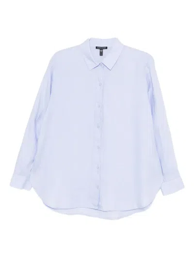 EILEEN FISHER CLASSIC COLLAR LONG-SLEEVED SHIRT