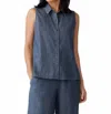 Eileen Fisher Classic Collar Shirt In Multi