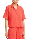 Eileen Fisher Classic Collar Shirt In Watermelon