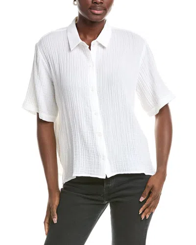 Eileen Fisher Classic Collar Shirt In White