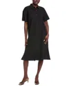 Eileen Fisher Classic Collar Shirtdress In Black