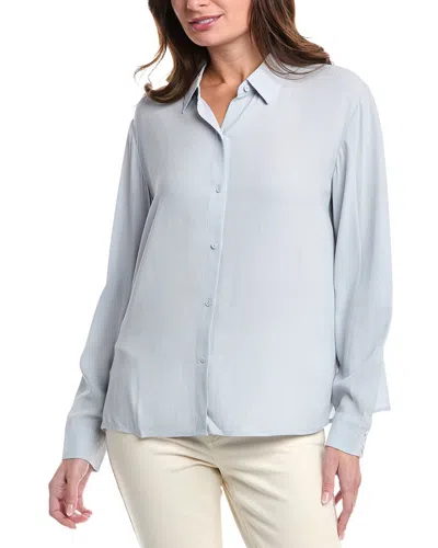 Eileen Fisher Classic Collar Silk Shirt