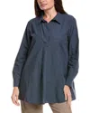 Eileen Fisher Classic Collar Tunic In Blue