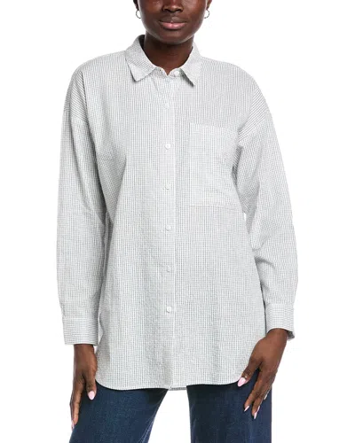 Eileen Fisher Classic Shirt In Multi