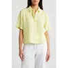 Eileen Fisher Classic Collar Shirt In Citrus
