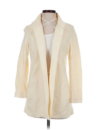 Pre-owned Eileen Fisher Coat In White
