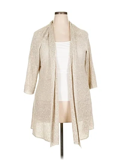Pre-owned Eileen Fisher Coat In White