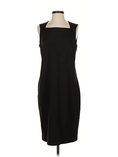 Pre-owned Eileen Fisher Cocktail Dress In Black