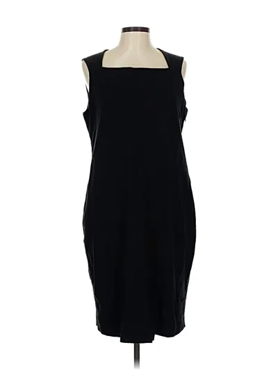 Pre-owned Eileen Fisher Cocktail Dress In Black