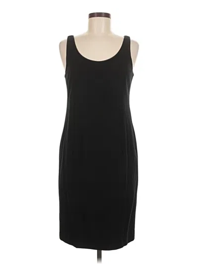 Pre-owned Eileen Fisher Cocktail Dress In Black