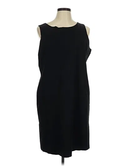 Pre-owned Eileen Fisher Cocktail Dress In Black