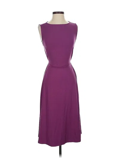 Pre-owned Eileen Fisher Cocktail Dress In Purple