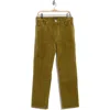 Eileen Fisher Corduroy High Waist Straight Leg Pants In Butternut