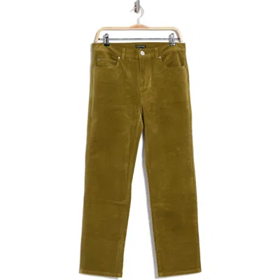 Eileen Fisher Corduroy High Waist Straight Leg Pants In Butternut