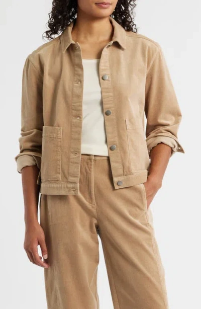 Eileen Fisher Corduroy Jacket In Brown
