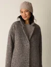 Eileen Fisher Cotton And Recycled Cashmere Hat In Brown