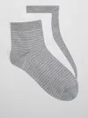 Eileen Fisher Cotton Ankle Sock 3-pack In Multi