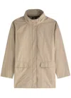Eileen Fisher Stand Collar Jacket In Stone