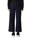 Eileen Fisher Ankle Wide Leg Jeans In Deep Indigo
