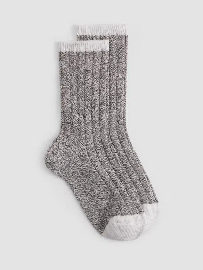 Eileen Fisher Cotton Marl Rib Sock