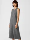 Eileen Fisher Cotton Ponte Jumpsuit In Gray