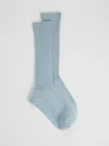 Eileen Fisher Cotton Scrunch Sock In Blue