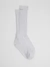 Eileen Fisher Cotton Scrunch Sock In Gray