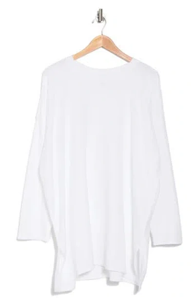 Eileen Fisher Cotton Terry Tunic In White