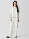 Eileen Fisher Cozy Brushed Terry Hug Cargo Pant In Multi