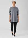 Eileen Fisher Cozy Brushed Terry Hug High-waisted Leggings In Black