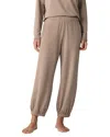 Eileen Fisher Cozy Brushed Terry Hug Lantern Jogger Pants In Biscuit