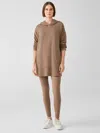 Eileen Fisher Cozy Brushed Terry Hug Leggings In Brown