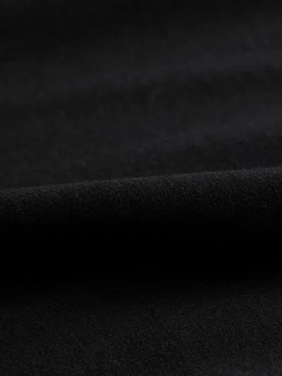 Eileen Fisher Cozy Brushed Terry Hug Straight Pant In Black