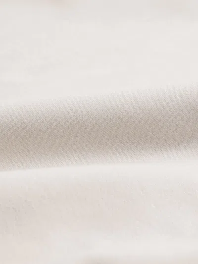 Eileen Fisher Cozy Brushed Terry Hug Straight Pant In Plaster