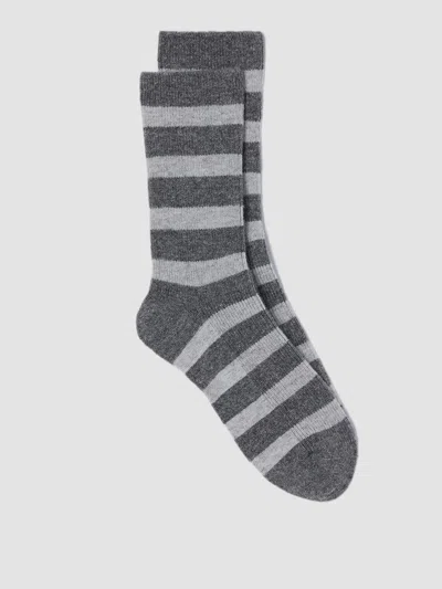 Eileen Fisher Cozy Recycled Nylon Cashmere Crew Sock In Multi