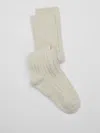 Eileen Fisher Cozy Recycled Nylon Cashmere Knee Sock In Neutral